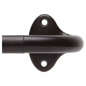 Loft by Umbra Bronze Expandable Steel Wrap Around Curtain Rod 48" to 88" Lengths